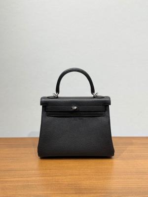 cheap quality Hermes Kelly 25 togo 89 black PHD